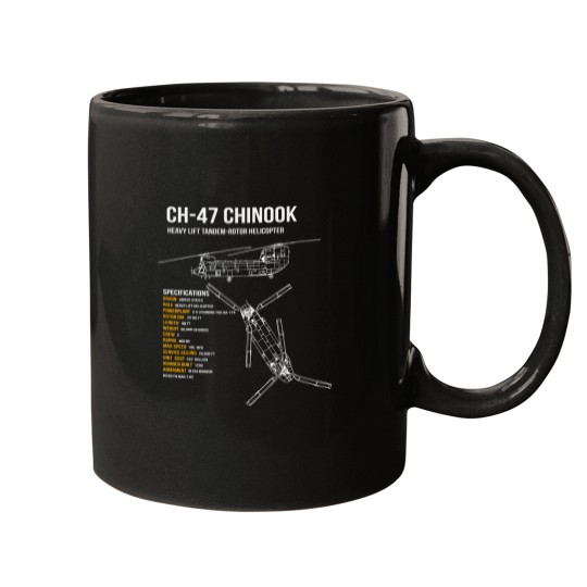 Discover CH47 Chinook Helicopter Mugs