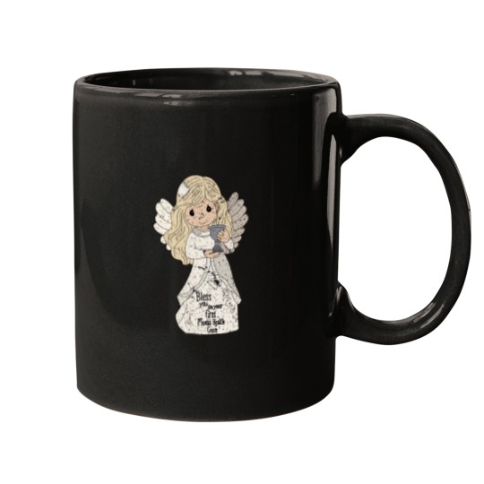 Discover bless you on your first mental health crisis ♥ Mugs