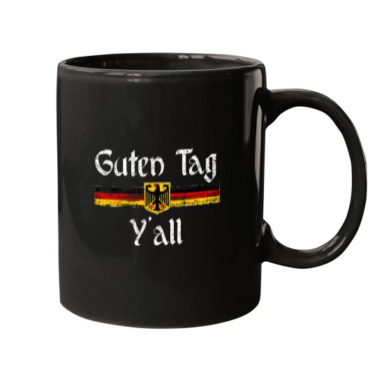 Discover Guten Tag Y'All Oktoberfest German Flag Eagle Prost Mugs