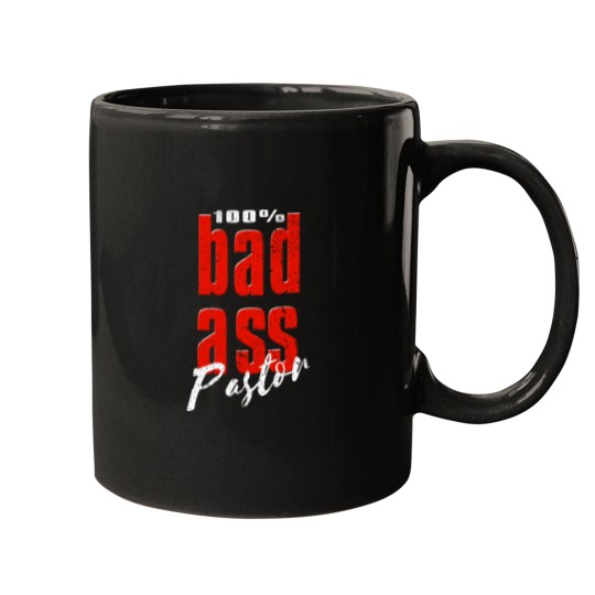 Discover Funny gift for daring, badass pastor Mugs