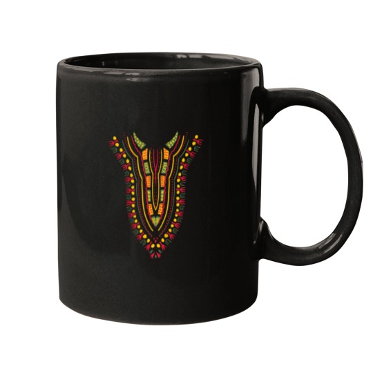 Discover Dashiki Print Kente Ethnic African Pride for Kids Boys Girls Mugs