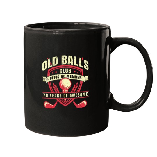 Discover Golfer 70 Year Old Balls Golf Club I Golfing 70th Birthday Mugs
