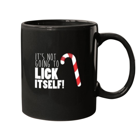 Discover It'S Not Going To Lick Itself Christmas Candy Cane Gifts Mugs