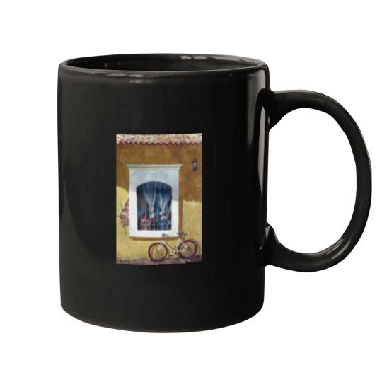Discover Window and Bicycle Mugs