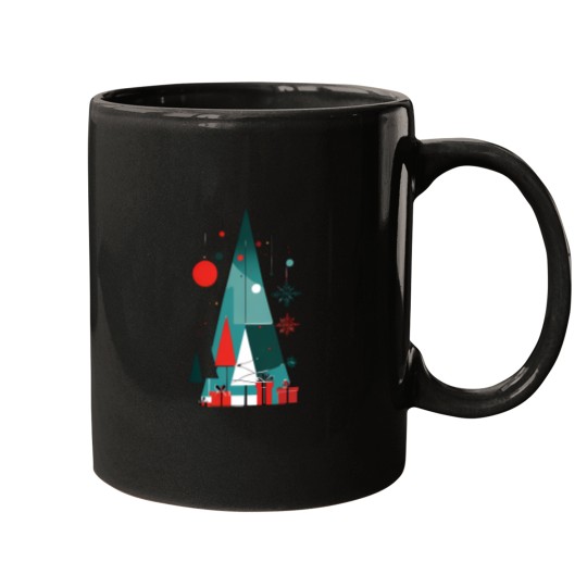 Discover A Shape Christmas Tree Mugs