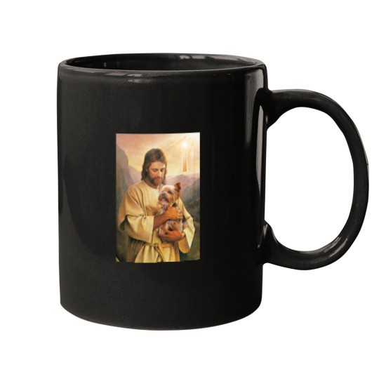 Discover Yorkshire Terrier Baby Protected By God For Yorkshire Lover Mugs