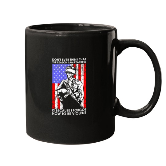 Discover Dont Ever Think That The Reason Peaceful Veteran Essential Mugs