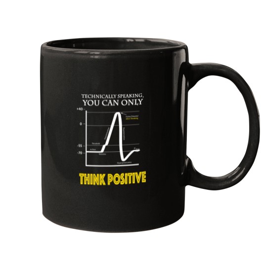 Discover Think Positive Neuroscience Mugs