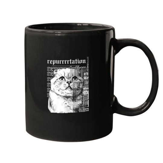 Discover Vintage Reputation Cat Mugs, Reputation Karma Mugs