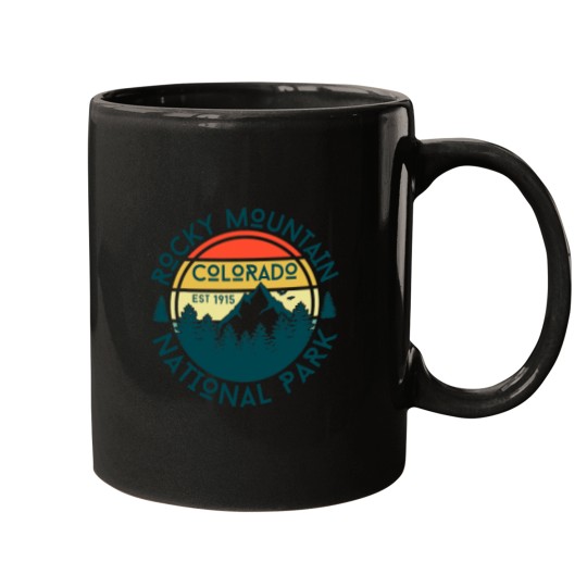 Discover Rocky Mountain National Park Colorado Hiking Nature Outdoors Mugs