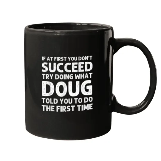 Discover DOUG Gift Name Personalized Birthday Funny Chris Mugs