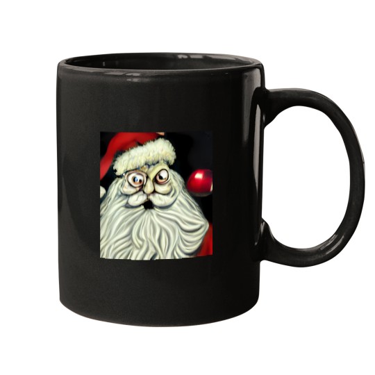 Discover Abstract Grotesque Santa Claus 9 Mugs