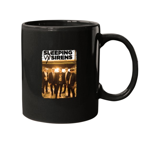 Discover Sleeping With Sirensss Crack Vintage Mugs