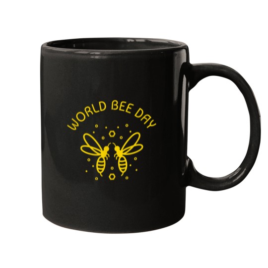 Discover Save Bees World Bee Day 2477 Mugs