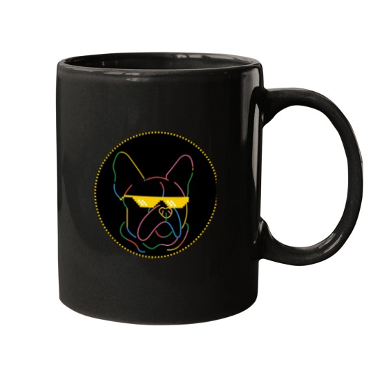 Discover Funny Pug Quotes ,Cool Dog Frawing Space,dog lover, men, women, boy, and girls Mugs
