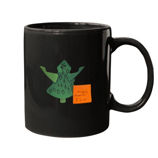 Discover Angry Xmas Tree Mugs