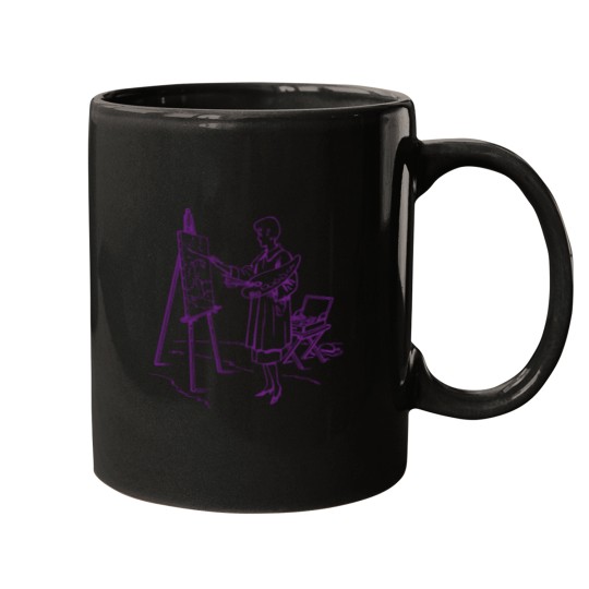 Discover drawing a painting Mugs