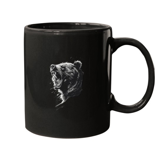 Discover Grizzly Bear Gateway To Mountains Mugs