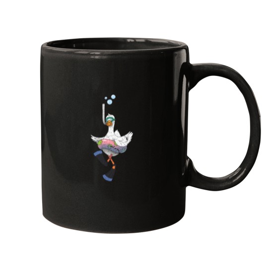 Discover diving duck Mugs