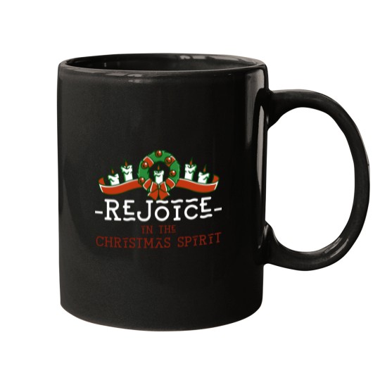 Discover Rejoice in the Christmas Spirit Mugs