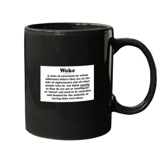 Discover Woke a definition Mugs