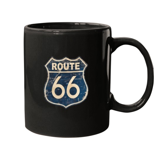 Discover Route 66 Hystoric Logo Mugs