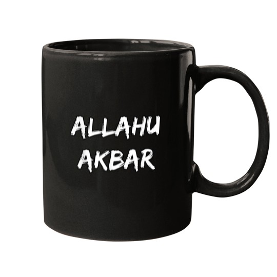 Discover Allahu Akbar Islamic T Shirt For Muslims Mugs