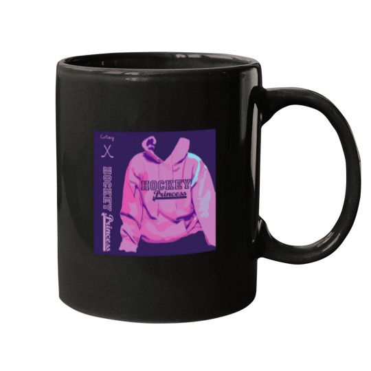 Discover Hockey Princess Book Cover And Spine Mugs