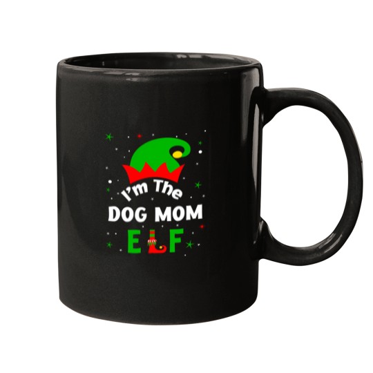 Discover Im The Dog Mom Elf Xmas Matching Mugs