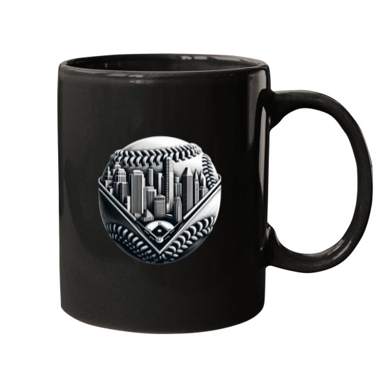 Discover Urban Pitch Miami Skyline Mugs