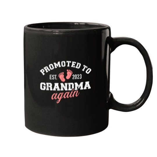 Discover Promoted to grandma 2023 again Mugs