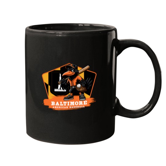 Discover American Baltimore Baseball Mascot Mug