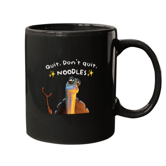 Discover Kung Fu Panda Oogway quote Quit. Dont quit. Noodles. Mugs