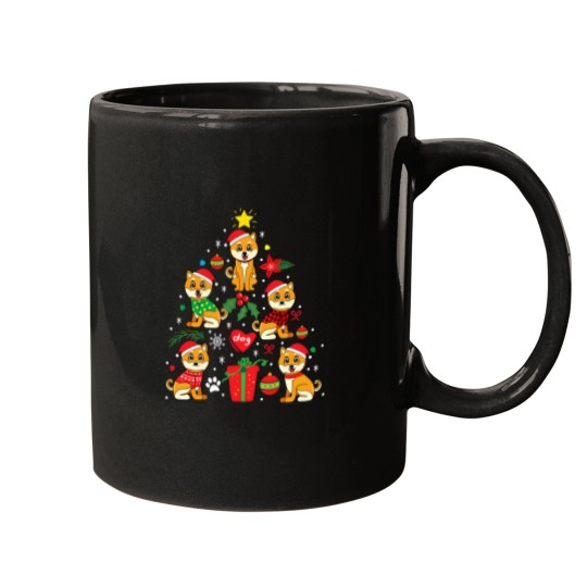 Discover Akita Dog Christmas Ornament Tree Mugs