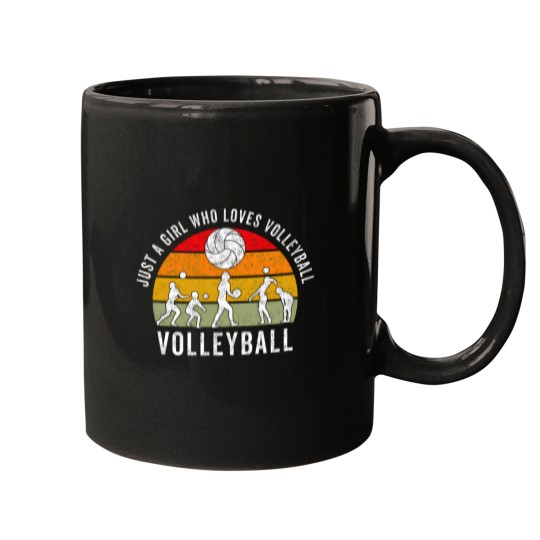 Discover Just A Girl Who Loves Volleyball 81 Mugs
