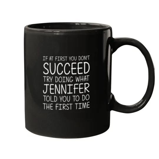 Discover JENNIFER Gift Name Personalized Birthday Funny Christmas Mugs