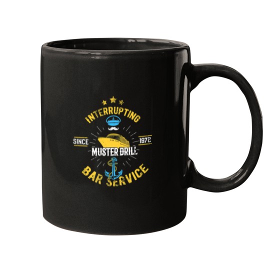 Discover Funny Cruise Muster Drill Cruise Drinking Premium T-Shirt Mugs