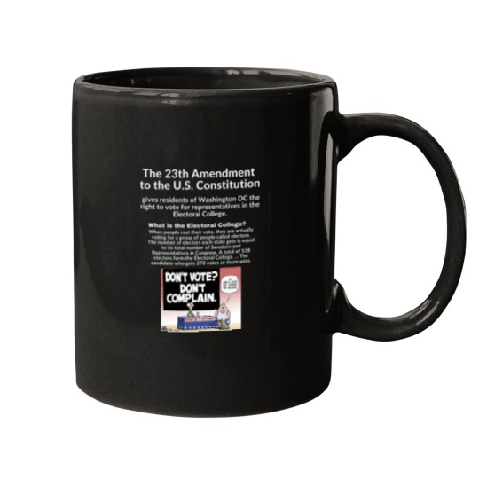Discover The 23rd Amendment to the U.S. Constitution (SE Version) Mugs