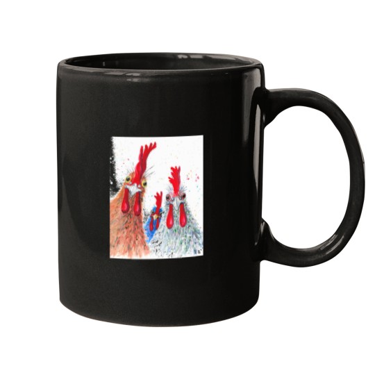 Discover Chicken Ladies Hen Chicken Rooster Bird Mugs