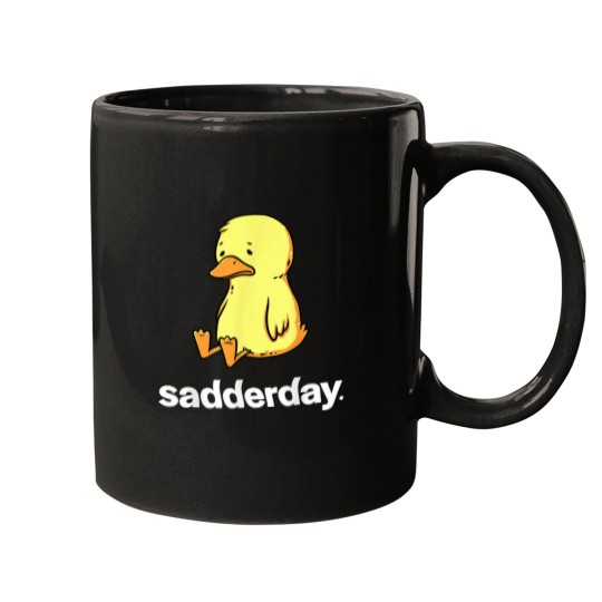 Discover Sadderday Sad As Duck Funny Meme Animal Duck Mugs