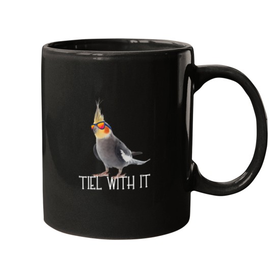 Discover cockatiel - teil with it - grey cockatiel bird owner Mugs