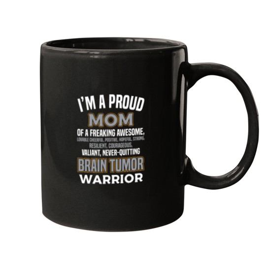 Discover proud mom brain tumor awareness survivor women girl Mugs