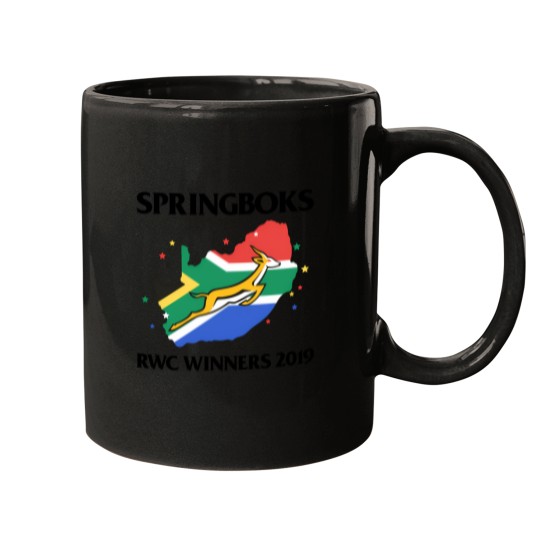 Discover Rsa Springboks - World Cup 2019 Winners Mugs