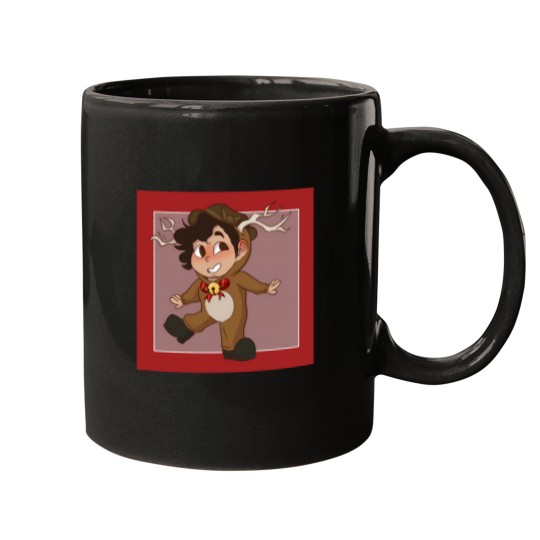 Discover Illinois Holiday Reindeer Mugs
