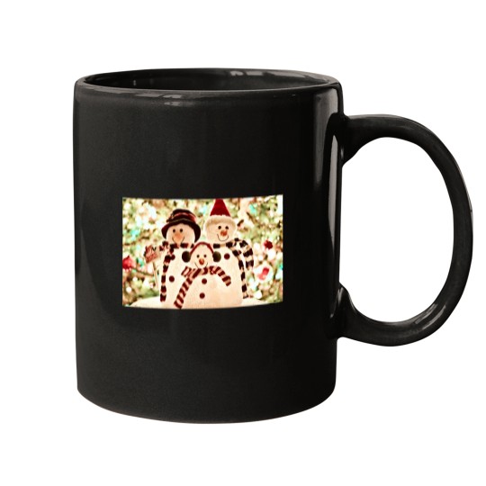 Discover 3 Christmas Snowmen Mugs