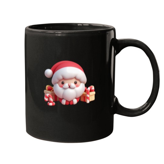 Discover Cute Santa Claus For Christmas Mugs