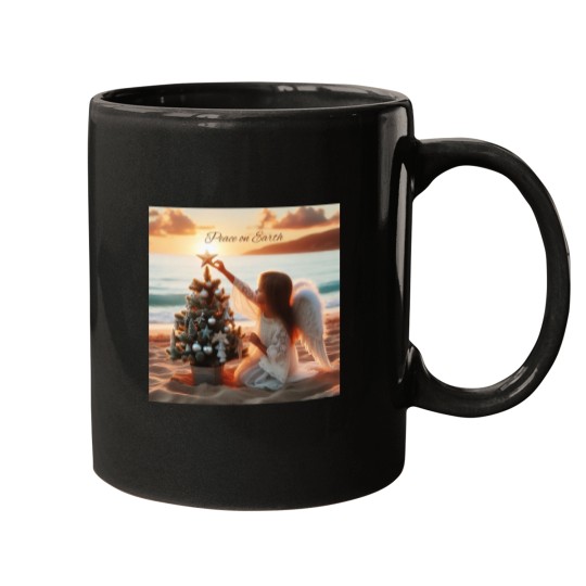 Discover Christmas Angel Peace on Earth  (2) Mugs