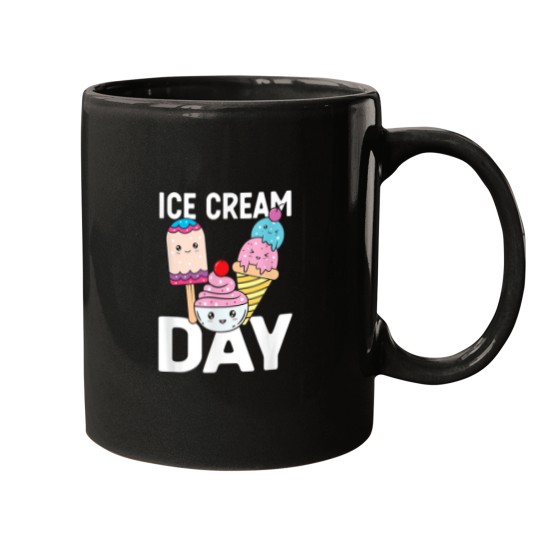 Discover Ice Cream Day Summer Dessert Mugs