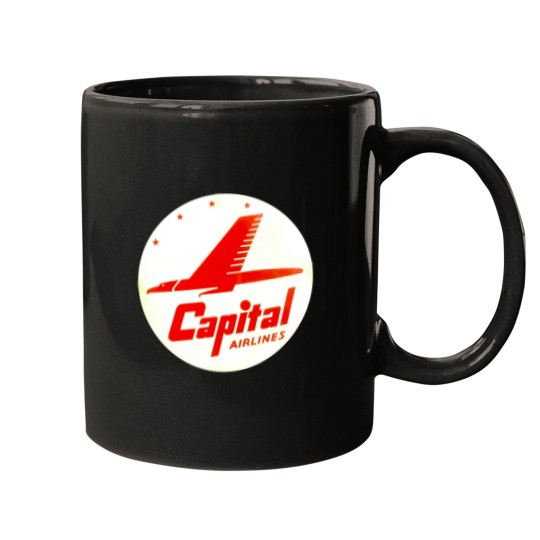Discover capital airlines defunct airlines from a real sign Mugs