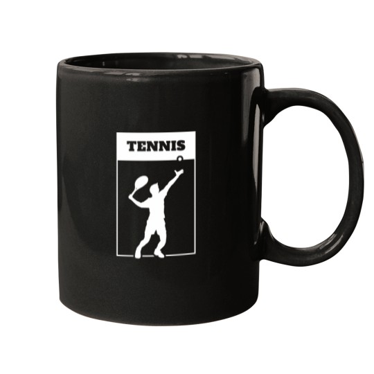Discover Tennis   Suspended In Motion Mugs